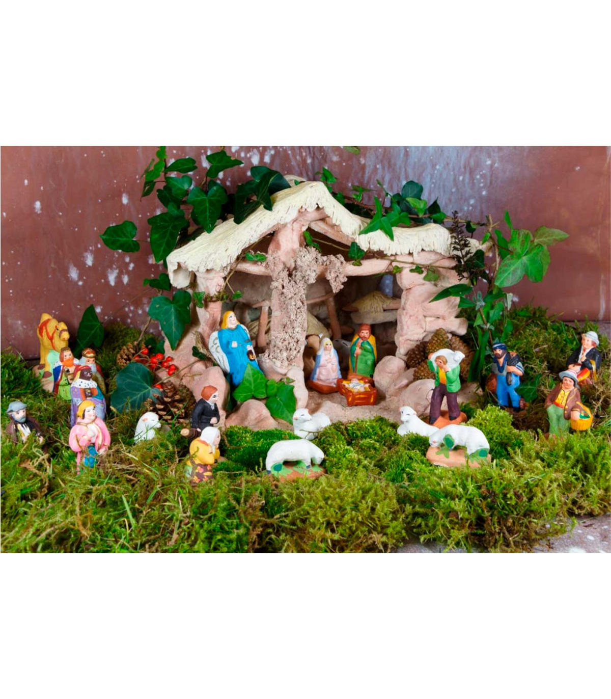 El mejor musgo natural para dioramas, pesebres y decoraciones navideñas. —  Floresfrescasonline