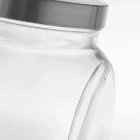 Tarro de Cristal 2300 ml con Tapa Metálica y Rosca Fácil Tarro de Cristal 2300 ml con Tapa Metálica y Rosca Fácil