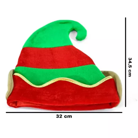 Pack 2 Gorros de Elfo Unisex Rojo y Verde - Navidad 2024 Pack 2 Gorros de Elfo Unisex Rojo y Verde - Navidad 2024