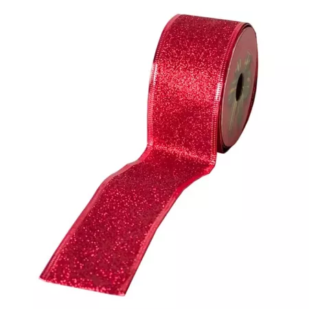 Pack 3 Cintas Navideñas con Glitter 5 cm x 2,7 m