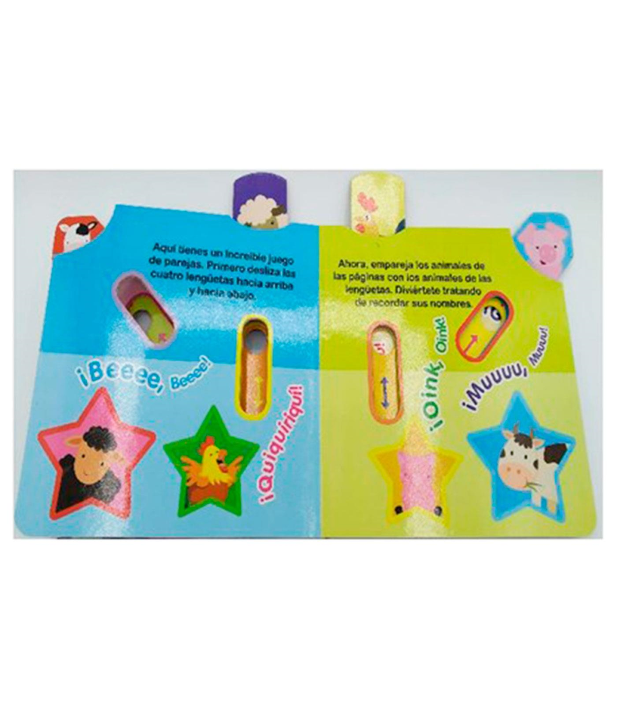 Libro infantil de modelos surtidos con partes que se mueven de 15,6 x 16  cm. Cuaderno divertido para niños, modelos de animales