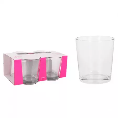 Pack 4 Vasos de Cristal 29,5 cl | Elegantes y Duraderos Pack 4 Vasos de Cristal 29,5 cl | Elegantes y Duraderos