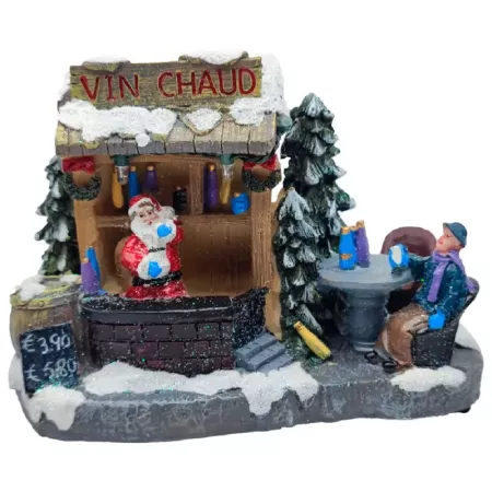 Figura Navidad Resina 10x18x8 cm - Decoración Festiva