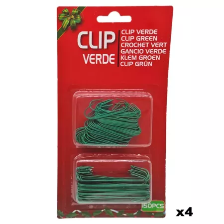 Pack 600 ganchos verdes para bolas de Navidad 4 y 6,5 cm