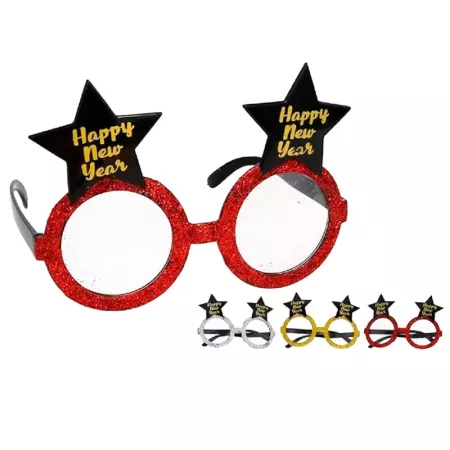 Pack 3 Gafas Navideñas Surtidas para Fiesta Fin de Año Pack 3 Gafas Navideñas Surtidas para Fiesta Fin de Año