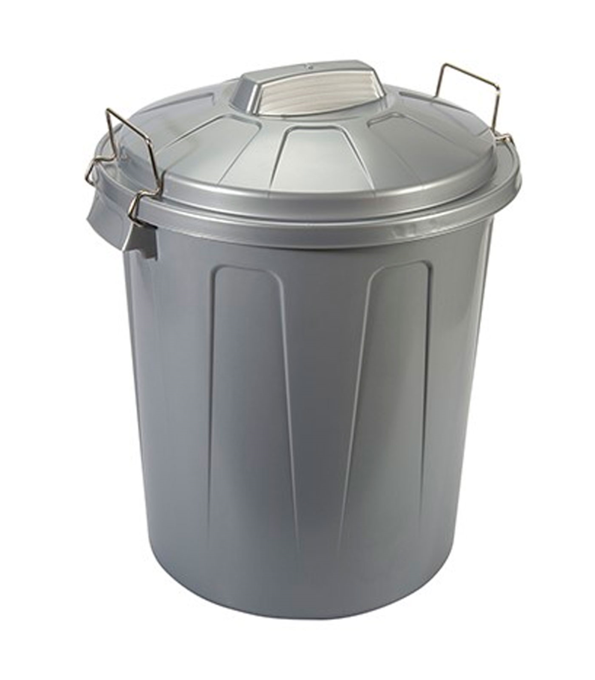 Tradineur - Papelera de acero con pedal y recipiente interior extraíble,  cubo de basura, residuos, reciclaje, baño, oficina, coc