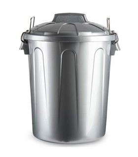 Cubo de basura y reciclaje de 45L/35L/25L/20L/14L Bote de basura tipo pedal  para el hogar, cocina, inodoro, bote de basura de gran capacidad con tapa
