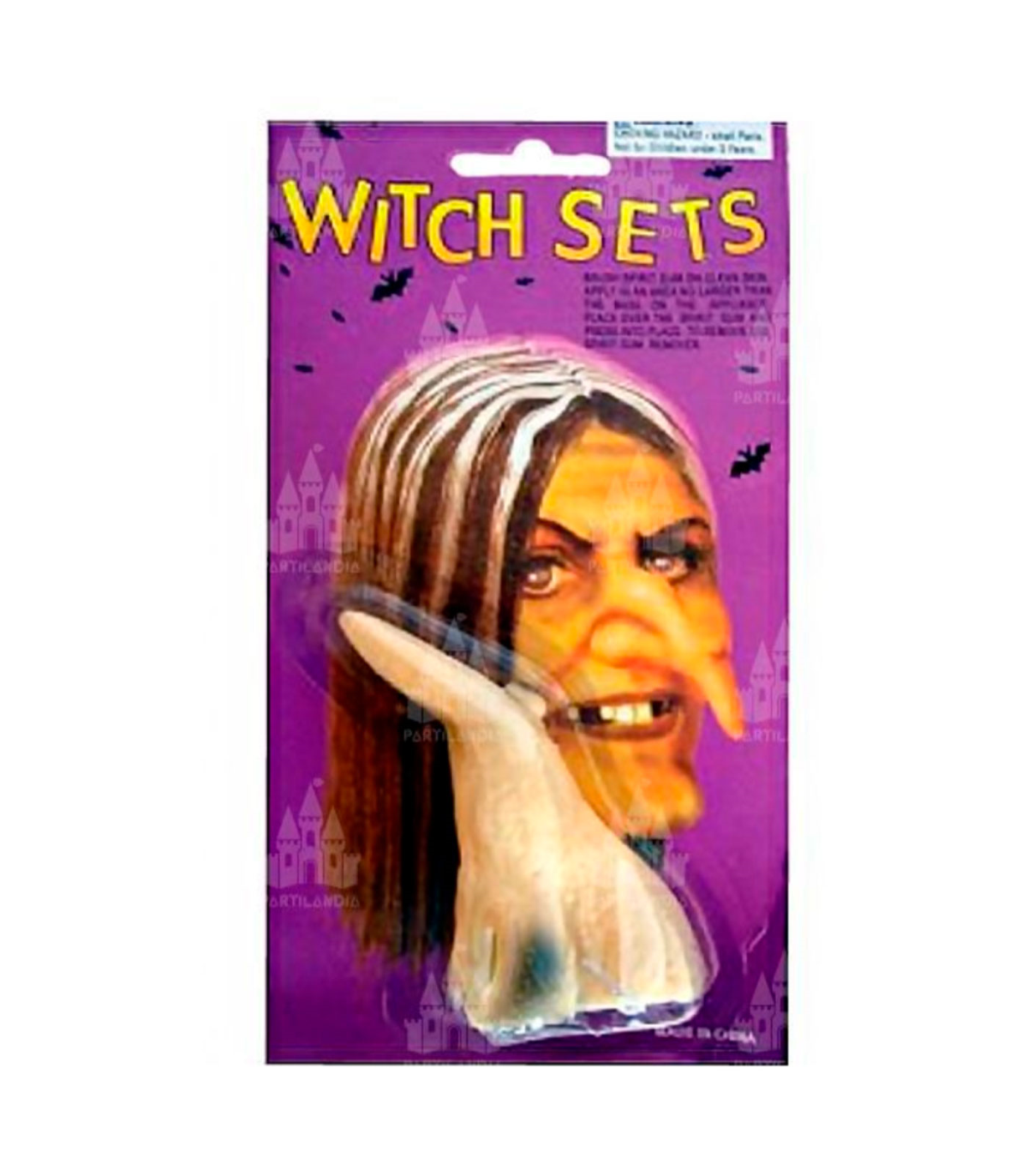 Nariz de bruja malvada, accesorio de Cosplay divertido, accesorios de  disfraz de Halloween, nariz falsa - AliExpress