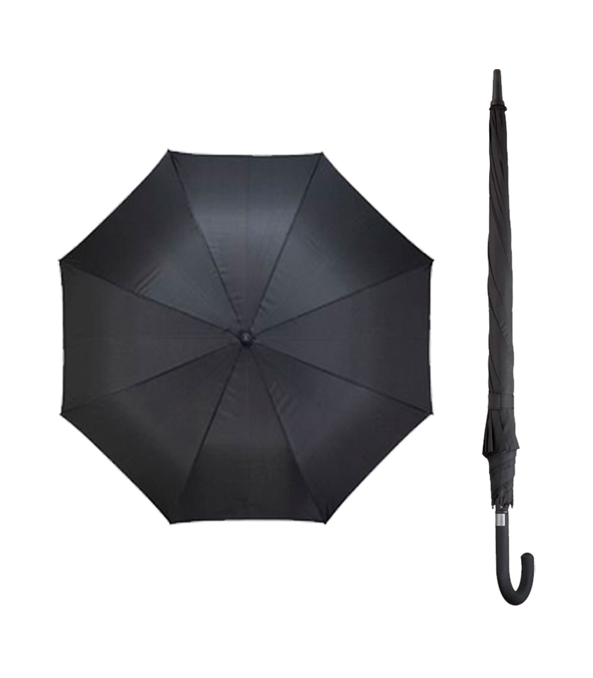 Compradores: Tienda Paraguas Con Diseño Negro Y Mango Con Cabeza