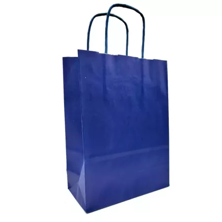 Pack 50 Bolsas Kraft Azul 32x40 cm para Regalos Navidad Pack 50 Bolsas Kraft Azul 32x40 cm para Regalos Navidad