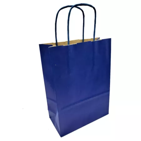 Pack 50 Bolsas Kraft Azul 32x40 cm para Regalos Navidad Pack 50 Bolsas Kraft Azul 32x40 cm para Regalos Navidad