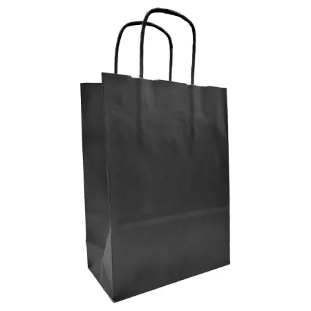 Pack 50 Bolsas Kraft Negras M 27x37 cm Ideal Regalos Navidad Pack 50 Bolsas Kraft Negras M 27x37 cm Ideal Regalos Navidad