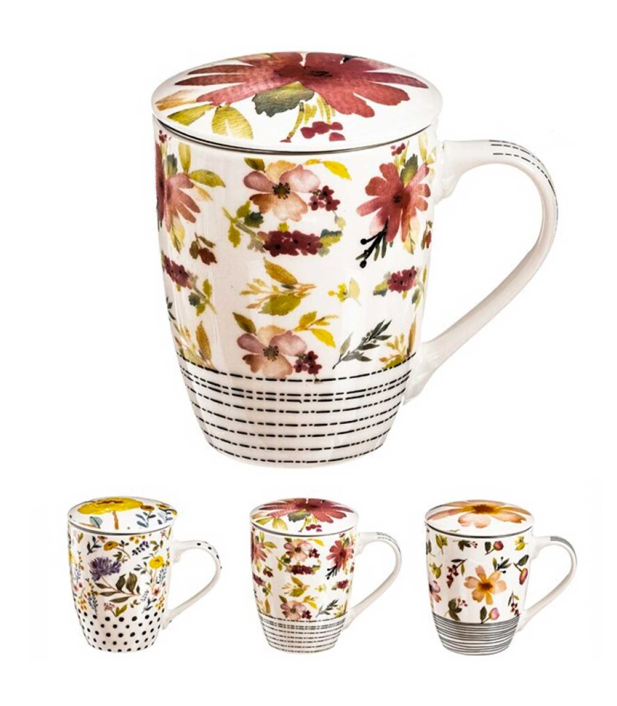Tradineur - Taza de cerámica con dibujos y frases divertidas, taza para café,  té, infusiones, desayuno, apta para lavavajillas y
