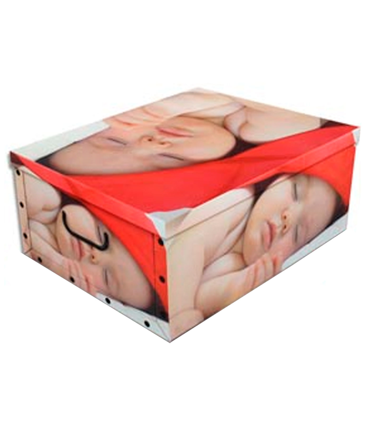 Caja de cartón plegable, caja de almacenaje, imagen de bebé, organizador de  espacios, plegable, con tapa, diseño aleatorio 50 x