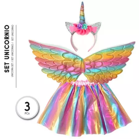 Disfraz Infantil Unicornio 3 Piezas para Niña 12 Años