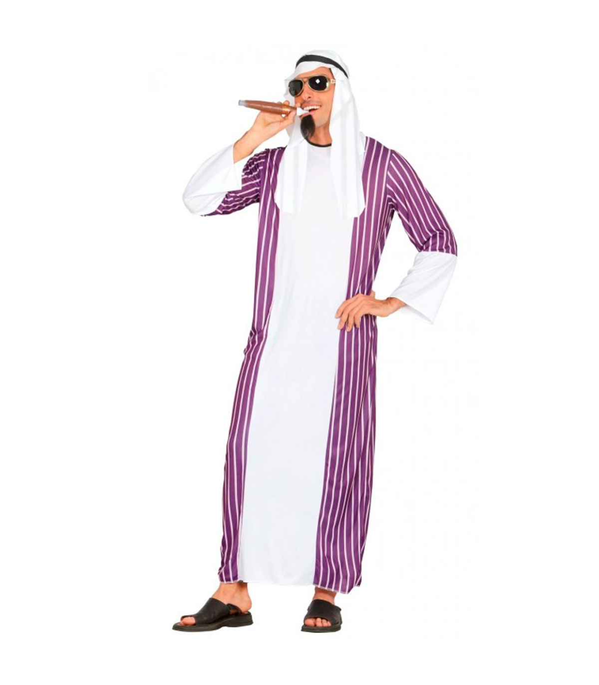 Disfraz de jeque árabe para hombre: Disfraces adultos,y disfraces