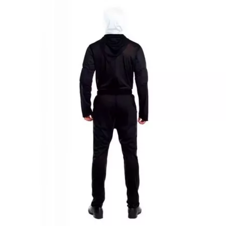 Disfraz Esqueleto Adulto Negro Talla L para Halloween y Fiestas