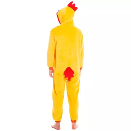 Disfraz de Gallo Adulto Talla M con Capucha para Carnaval
