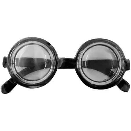Tradineur - Pack de 4 gafas de empollón para jóvenes y adultos, complementos de disfraces para carnaval, halloween u otras celeb