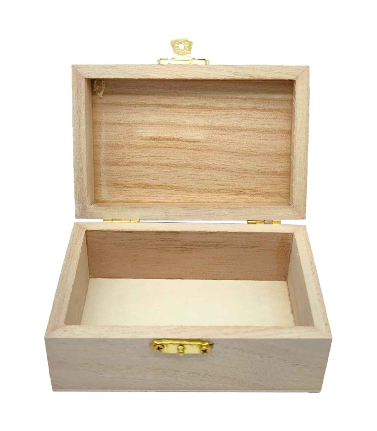 Tradineur - Caja de madera Infusiones con tapa de cristal, caja
