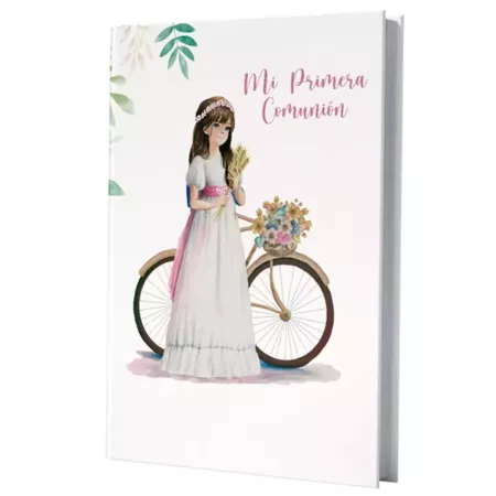 Libro Primera Comunión Niña Bicicleta: Tapa Dura y Fotos