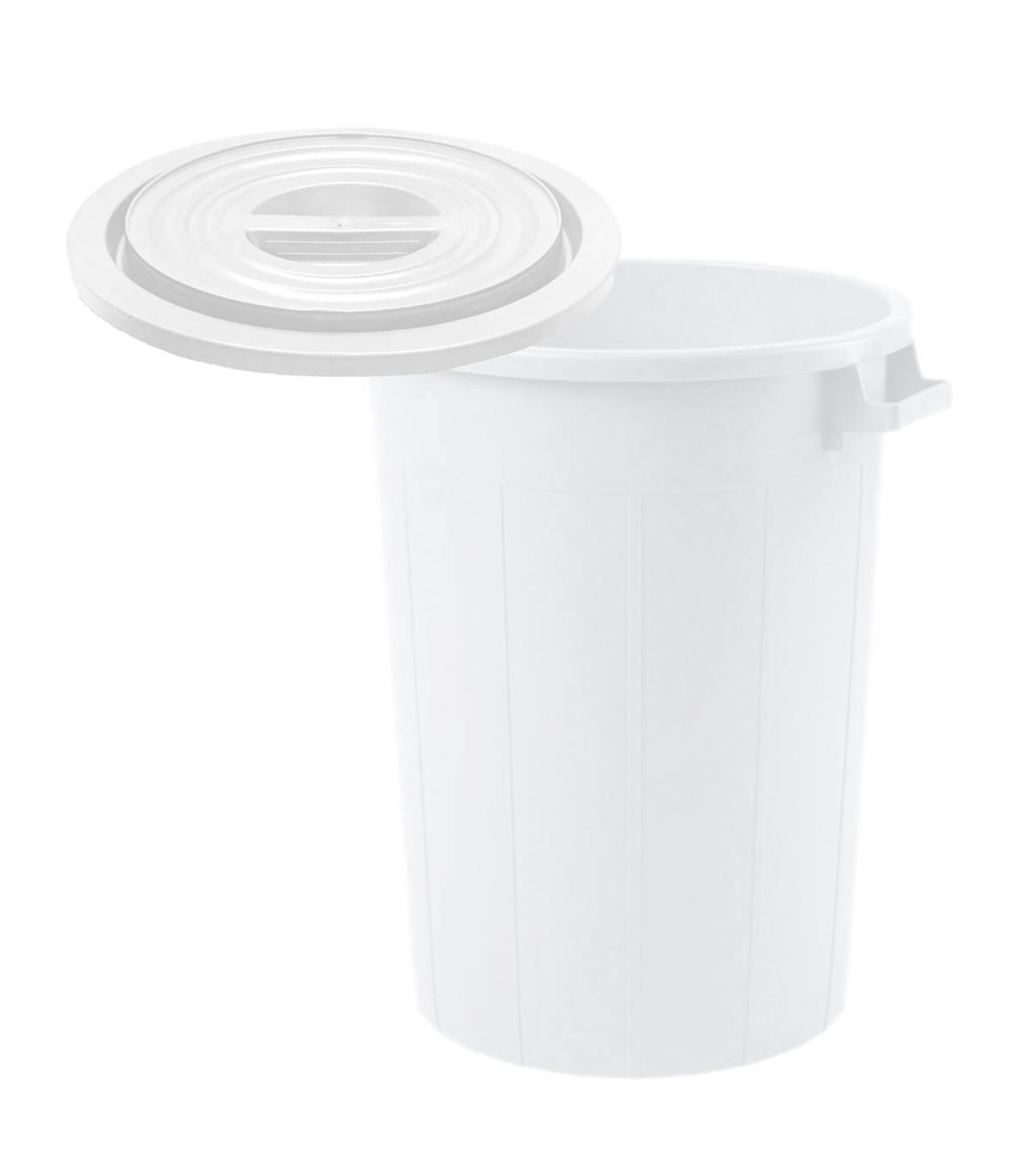 Tradineur - Cubo de palomitas de plástico a rayas, recipiente reutilizable  para cine en casa, fiestas, celebraciones (Rojo y bla