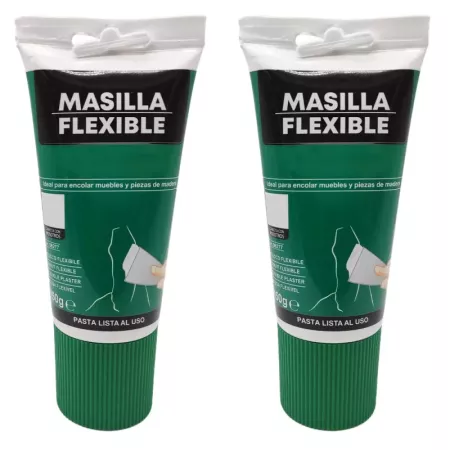 Pack 2 Tubos Masilla Flexible 150g para Muebles y Exterior