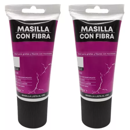 Pack 2 Masillas con Fibra 150g para Reparar Grietas Exterior