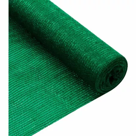 Tradineur - Rollo de malla de sombreo tupida, cierre de ocultación de 120 g/m2, alta resistencia, tela para cercar jardines, fin
