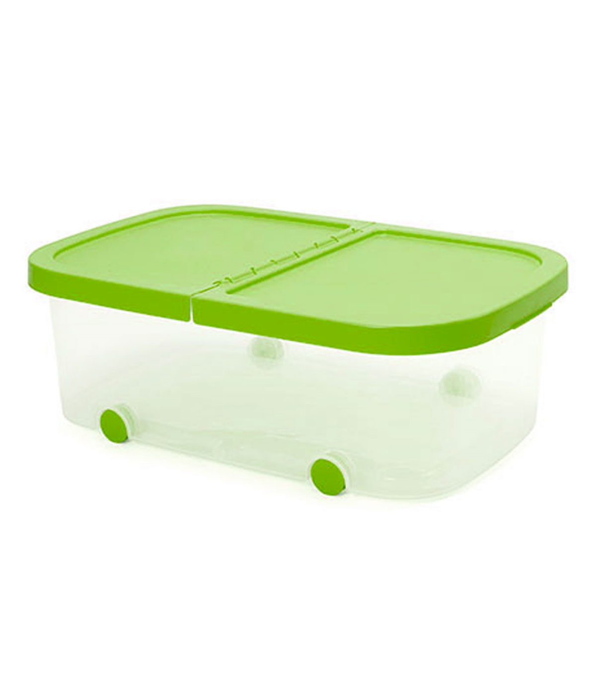 Tradineur - Caja de almacenamiento infantil con ruedas y tapa, plástico,  contenedor, almacenaje juguetes, libros, ropa, mantas