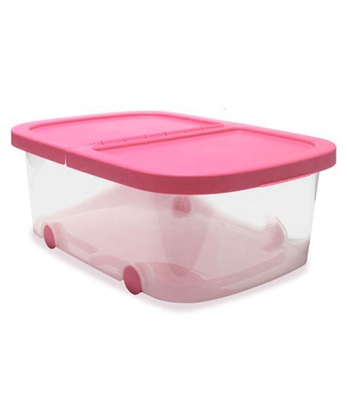 Tradineur - Caja de almacenamiento infantil con ruedas y tapa