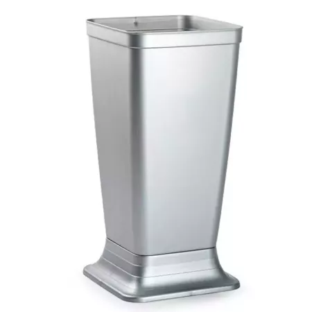 Paragüero plástico moderno Wet plata práctico 51,5x26 cm Paragüero plástico moderno Wet plata práctico 51,5x26 cm