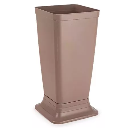 Tradineur - Paragüero de plástico cuadrado, modelo Wet, diseño moderno, soporte para paraguas, decoración, fabricado en España ( Tradineur - Paragüero de plástico cuadrado, modelo Wet, diseño moderno, soporte para paraguas, decoración, fabricado en España (