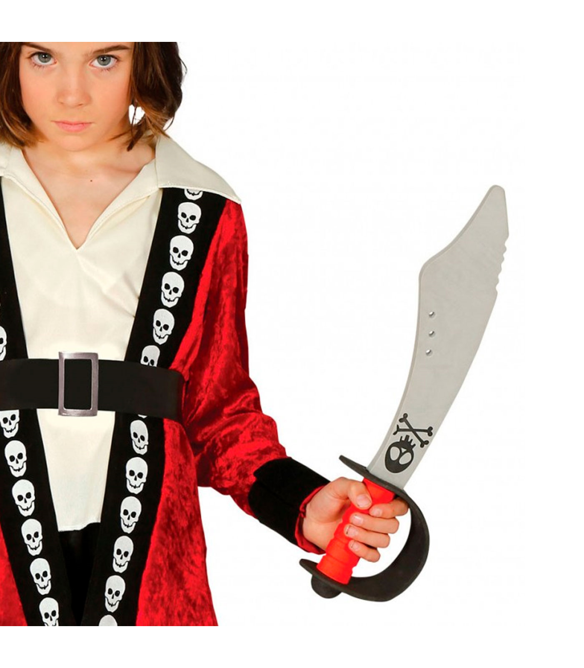 Tradineur - Katana de juguete de espuma eva, espada blanda para niños,  complemento de disfraz de ninja, Carnaval, Halloween, fie