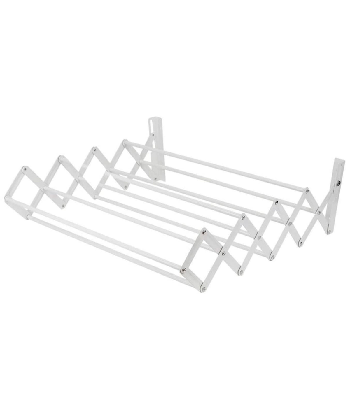 Tradineur - Tendedero vertical de acero con ruedas, 3 niveles, 6 rejillas y  33 metros de tendido, soporte plegable para tender r