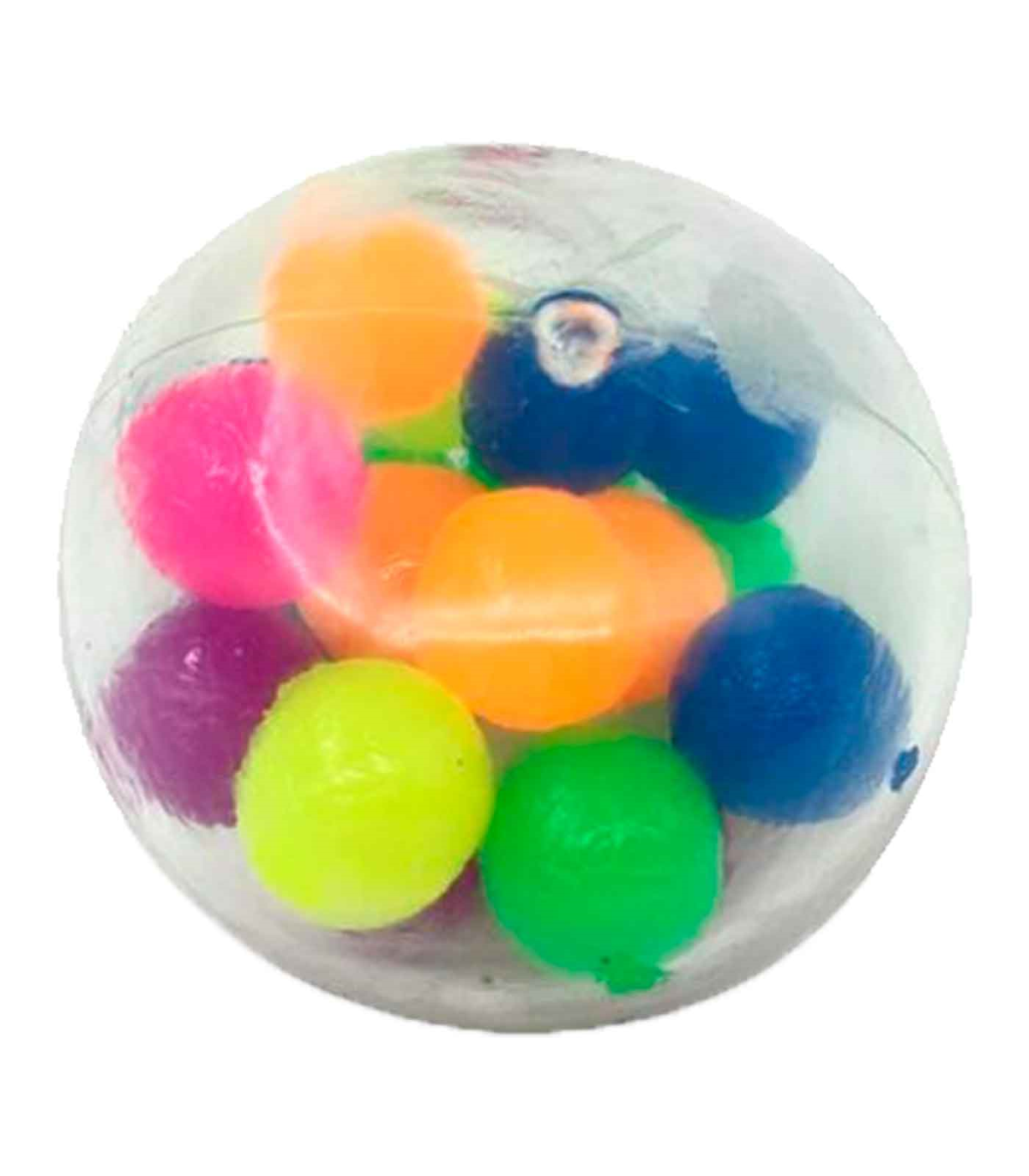 Tradineur - Pelota llena de bolas antiestrés - Poliuretano blando - Bola  calmante para aliviar el estrés, regalo original - Ø 7