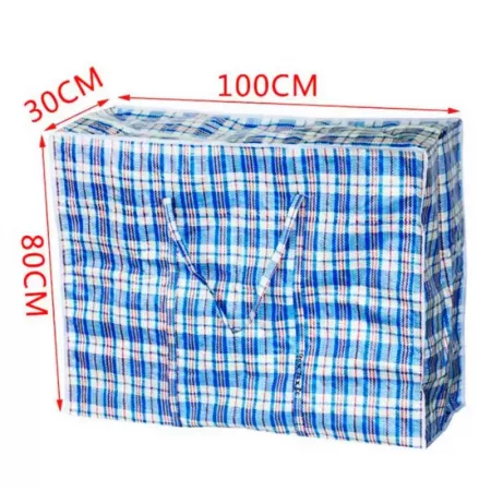 Bolsa Plástica 100x80x30 cm con Asas y Cremallera, 25 kg Bolsa Plástica 100x80x30 cm con Asas y Cremallera, 25 kg