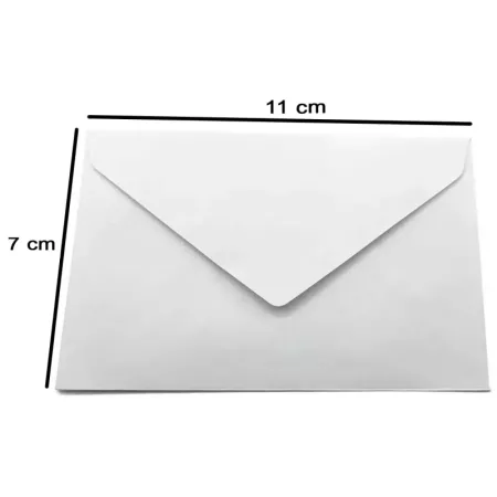 100 Sobres Biodegradables 70x110 mm para Invitaciones 100 Sobres Biodegradables 70x110 mm para Invitaciones