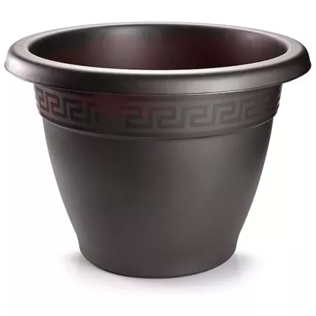 Tradineur - Maceta Redonda "Terracota" - Fabricado en Plástico - Macetero apto para Exterior e Interior del hogar - Ø 30 cm - Co