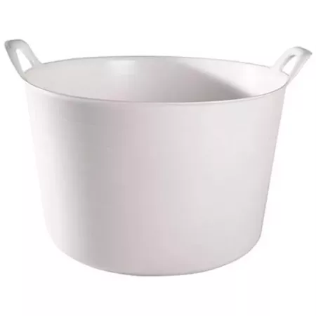 Tradineur - Capazo redondo con asas - Capacidad de 42 litros - Fabricado en España - Apto para uso Alimentario - Ø 44,9 x 37,7 c