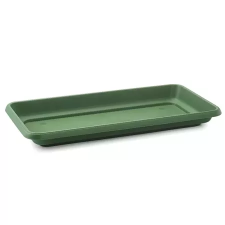 Tradineur - Plato jardinera de 100 cm - Macetero, Maceta para plantas y flores rectangular - Fabricado en Plástico - 7 x 96,5 x