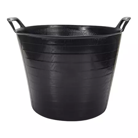Tradineur - Capazo Multiusos Redondo con Asa - Fabricado en Plástico - Ideal para el transporte de objetos - Capacidad de 25 Lit Tradineur - Capazo Multiusos Redondo con Asa - Fabricado en Plástico - Ideal para el transporte de objetos - Capacidad de 25 Lit