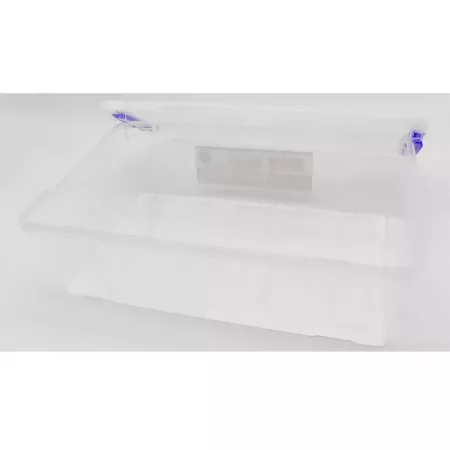 Minicaja Plástica 2L Transparente con Cierres Seguros Minicaja Plástica 2L Transparente con Cierres Seguros