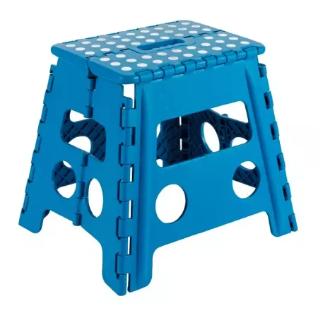 Taburete Plegable Infantil Antideslizante PVC Azul o Rosa Taburete Plegable Infantil Antideslizante PVC Azul o Rosa