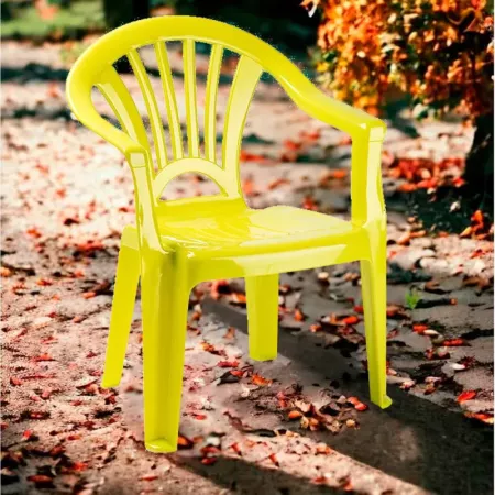 Silla Infantil Tipi Amarillo Verdoso, Ligera y Portátil Silla Infantil Tipi Amarillo Verdoso, Ligera y Portátil