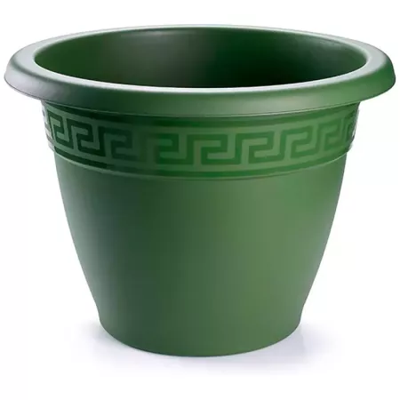 Maceta Terracota Plástico 20 cm Verde para Interior y Exterior Maceta Terracota Plástico 20 cm Verde para Interior y Exterior