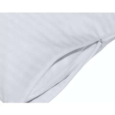 Tradineur - Almohada de fibra con doble funda y cremallera, 100% poliéster, firmeza media, muy suave, fabricada en España - 75 c