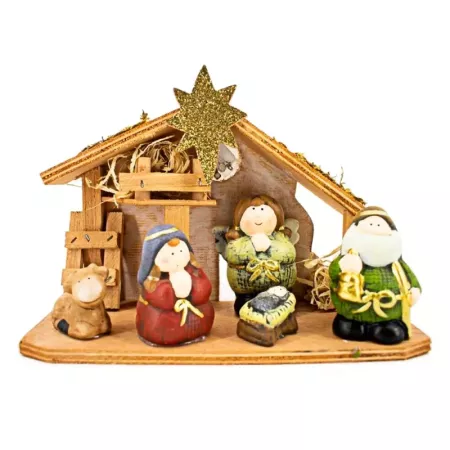 Conjunto 5 Figuras Nacimiento LED - Decoración Navidad Tradicional