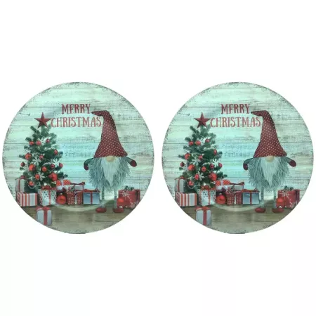 Pack 2 Bajoplatos Duende Navidad Ø33 cm - Mesa Festiva