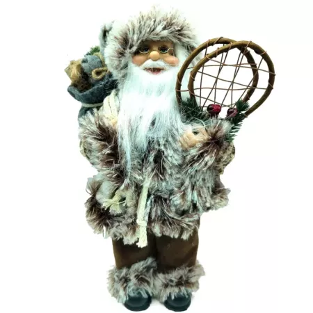 Figura Papá Noel Braulio 30 cm, Decoración Navideña Hogar